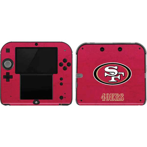 NFL San Francisco 49ers Distressed Nintendo Skins