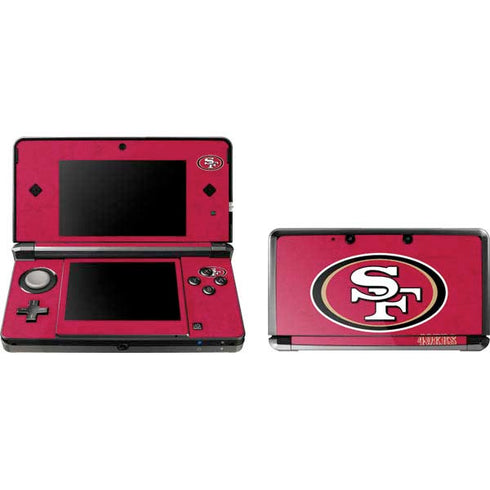 NFL San Francisco 49ers Distressed Nintendo Skins