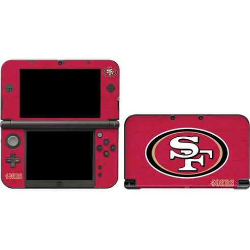 NFL San Francisco 49ers Distressed Nintendo Skins