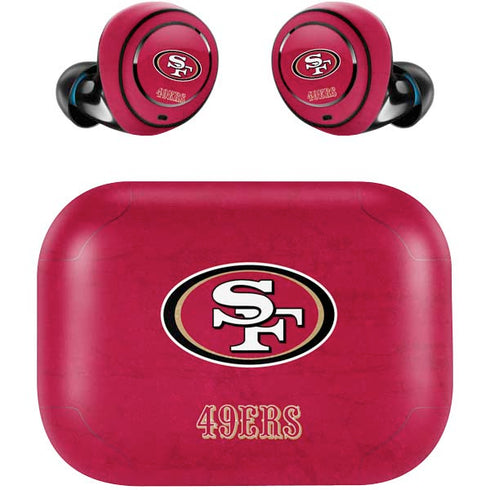 NFL San Francisco 49ers Distressed Amazon Echo Buds Skin