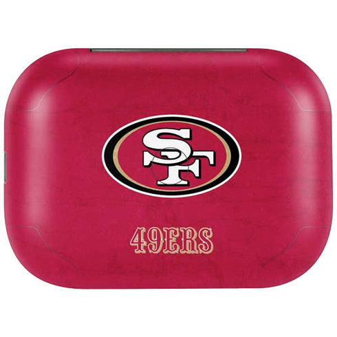 NFL San Francisco 49ers Distressed Amazon Echo Buds Skin