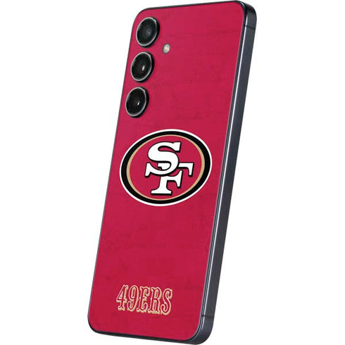 NFL San Francisco 49ers Distressed Galaxy A16 5G Skin