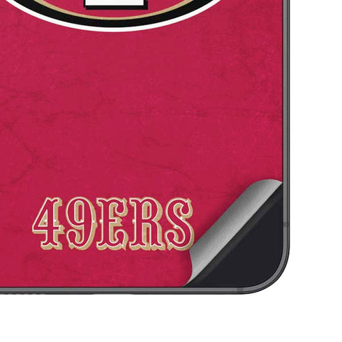 NFL San Francisco 49ers Distressed Galaxy A16 5G Skin