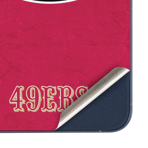 NFL San Francisco 49ers Distressed Galaxy A36 5G Skin