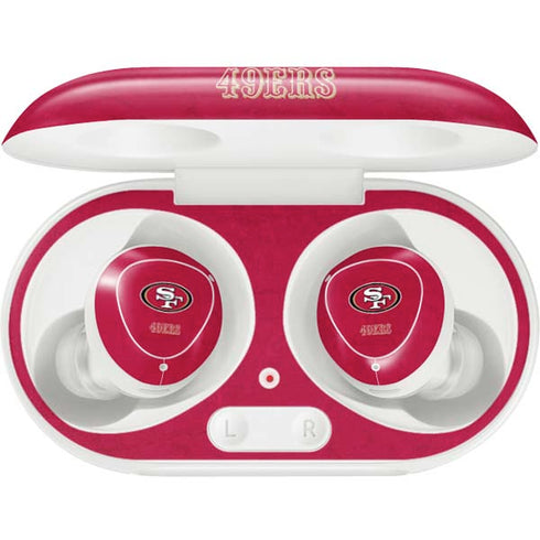 NFL San Francisco 49ers Distressed Galaxy Buds Plus Skin