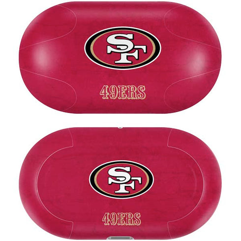 NFL San Francisco 49ers Distressed Galaxy Buds Plus Skin
