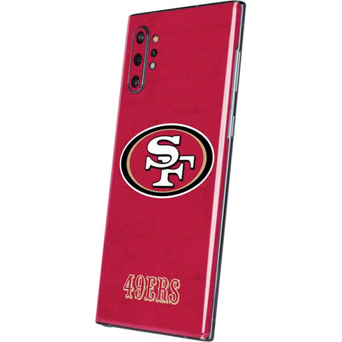 NFL San Francisco 49ers Distressed Galaxy Note 10 Plus Skin