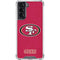 NFL San Francisco 49ers Distressed Galaxy S22 Clear Case