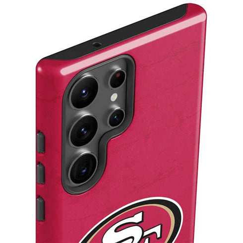 NFL San Francisco 49ers Distressed Galaxy S23 Ultra Pro Case
