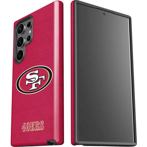 NFL San Francisco 49ers Distressed Galaxy S23 Ultra Pro Case