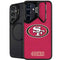 NFL San Francisco 49ers Distressed Galaxy S24 FE Kickstand Case