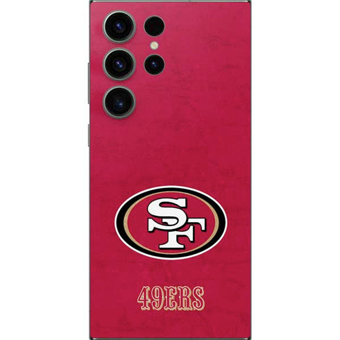 NFL San Francisco 49ers Distressed Galaxy S24 Ultra Skin