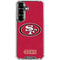 NFL San Francisco 49ers Distressed Galaxy S26 Clear Case