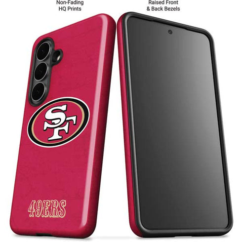 NFL San Francisco 49ers Distressed Galaxy S26 Impact Case