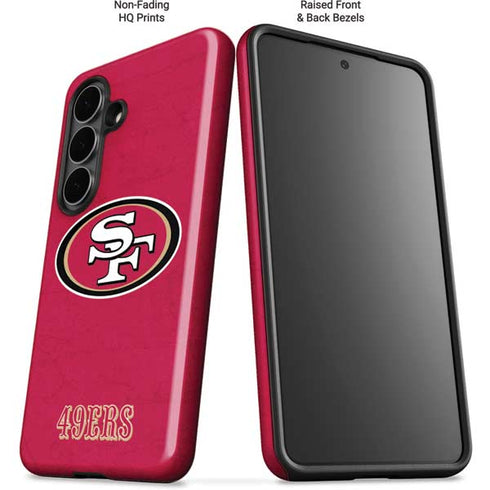 NFL San Francisco 49ers Distressed Galaxy S26 Plus Impact Case