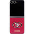 NFL San Francisco 49ers Distressed Galaxy Z Flip6 Skin