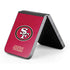 NFL San Francisco 49ers Distressed Galaxy Z Flip6 Skin