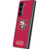 NFL San Francisco 49ers Distressed Galaxy Z Fold5 5G Skin