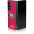 NFL San Francisco 49ers Distressed Galaxy Z Fold5 5G Skin