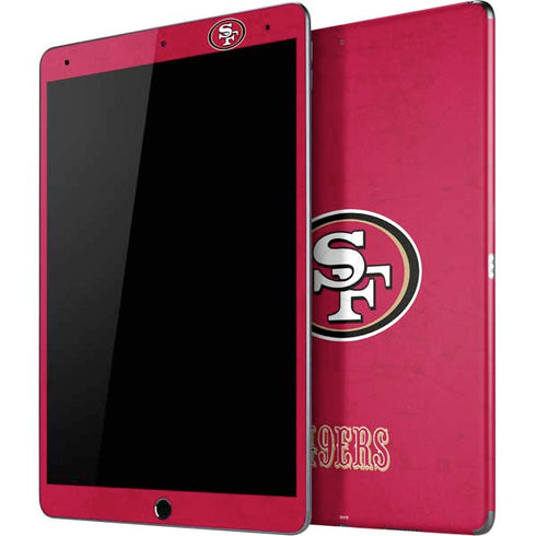 NFL San Francisco 49ers Distressed iPad Skins