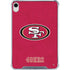 NFL San Francisco 49ers Distressed iPad 11th Gen (2025) Clear Case