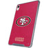 NFL San Francisco 49ers Distressed iPad 11th Gen (2025) Clear Case