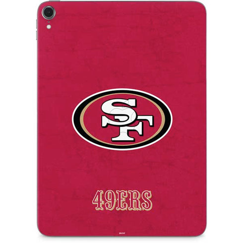 NFL San Francisco 49ers Distressed Apple iPad Pro Skin