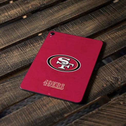 NFL San Francisco 49ers Distressed Apple iPad Pro Skin