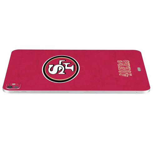 NFL San Francisco 49ers Distressed iPad Pro 13in M4 (2024) Skin