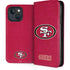 NFL San Francisco 49ers Distressed iPhone 15 Folio Case