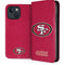 NFL San Francisco 49ers Distressed iPhone 15 Plus Folio Case