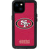 NFL San Francisco 49ers Distressed iPhone 15 Plus Waterproof Case