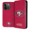 NFL San Francisco 49ers Distressed iPhone 15 Pro Folio Case