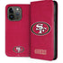 NFL San Francisco 49ers Distressed iPhone 15 Pro Folio Case