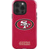 NFL San Francisco 49ers Distressed iPhone 15 Pro Impact Case