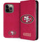 NFL San Francisco 49ers Distressed iPhone 15 Pro Max Folio Case