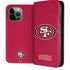 NFL San Francisco 49ers Distressed iPhone 15 Pro Max Folio Case