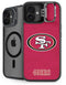 NFL San Francisco 49ers Distressed iPhone 16 Kickstand Case