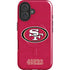 NFL San Francisco 49ers Distressed iPhone 16 Magsafe Impact Case