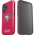 NFL San Francisco 49ers Distressed iPhone 16 Plus Impact Case