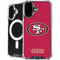 NFL San Francisco 49ers Distressed iPhone 16 Plus MagSafe Case