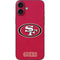 NFL San Francisco 49ers Distressed iPhone 16 Plus Skin