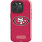 NFL San Francisco 49ers Distressed iPhone 16 Pro Impact Case