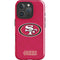 NFL San Francisco 49ers Distressed iPhone 16 Pro Max Impact Case