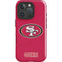 NFL San Francisco 49ers Distressed iPhone 16 Pro Max Impact Case