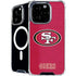 NFL San Francisco 49ers Distressed iPhone 16 Pro Max MagSafe Case