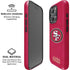 NFL San Francisco 49ers Distressed iPhone 16 Pro Max Magsafe Impact Case