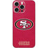 NFL San Francisco 49ers Distressed iPhone 16 Pro Max Skin