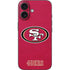 NFL San Francisco 49ers Distressed iPhone 16 Skin