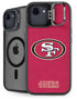 NFL San Francisco 49ers Distressed iPhone 16e Kickstand Case